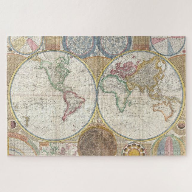 Puzzle Mapa general de la vieja antigüedad del mundo (Horizontal)