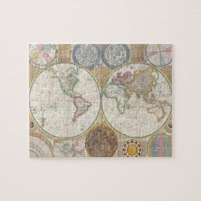 Puzzle Mapa general de la vieja antigüedad del mundo (Horizontal)