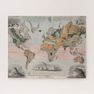 Puzzle Mapa geológico del mundo