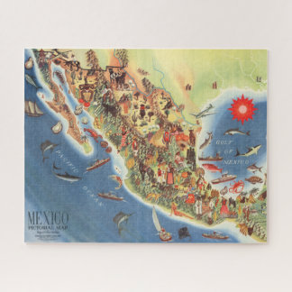 Puzzle Mapa gráfico de México de Miguel Gómez Medina