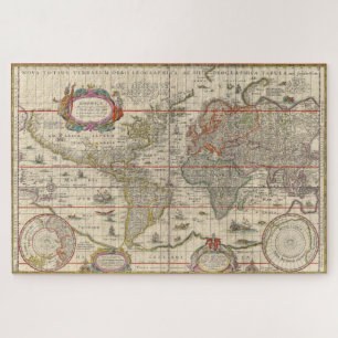 Puzzle Mapa histórico del mundo medieval (por Willem Blae