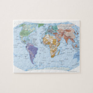 Puzzle Mapa ilustrado 4