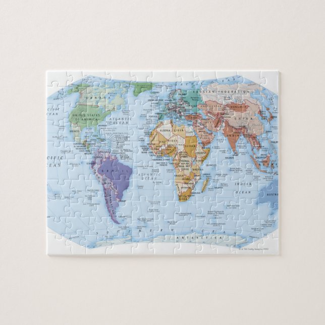 Puzzle Mapa ilustrado 4 (Horizontal)