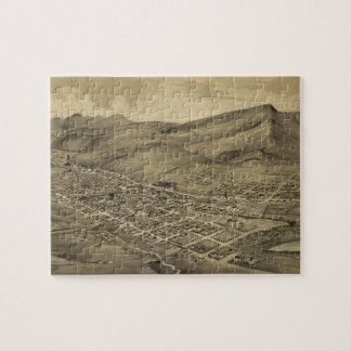 Puzzle Mapa ilustrado del vintage de Helena Montana