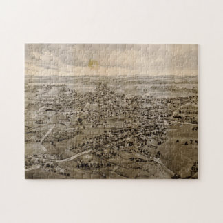 Puzzle Mapa ilustrado del vintage de Kennebunk Maine