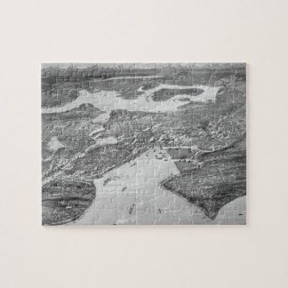 Puzzle Mapa ilustrado del vintage de Seattle (1908)