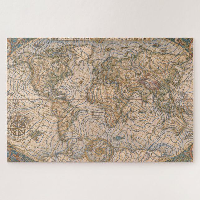 Puzzle Mapa Mundi (Horizontal)