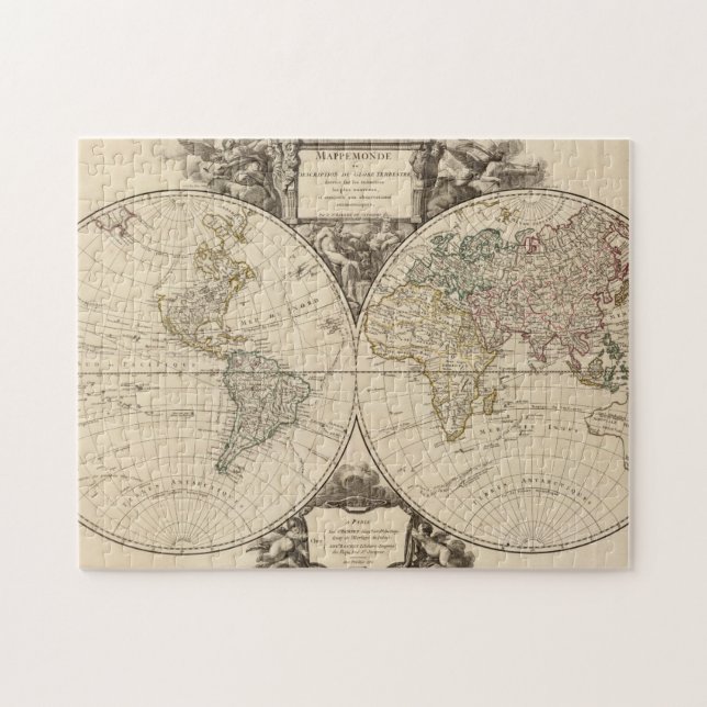 Puzzle Mapa Mundial 9 (Horizontal)