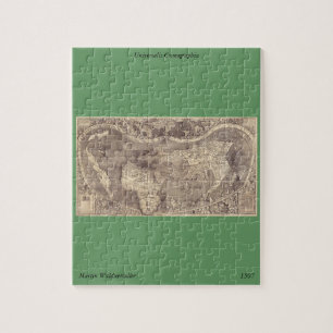 Puzzle Mapa mundial de Martin Waldseemuller de 1507