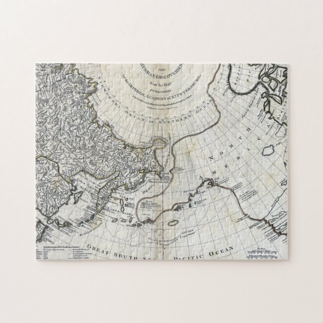 PUZZLE MAPA: NORTH PACIFIC (Horizontal)