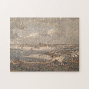 Puzzle Mapa pintoresco de MAMÁES Gloucester (1836)