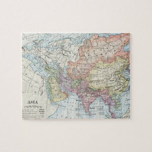 Puzzle Mapa político de Asia (1916)
