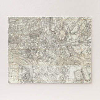 Puzzle Mapa topográfico de la antigua Roma, Italia