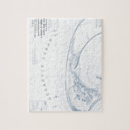 Puzzle Mapa viejo de Provincetown Cape Cod