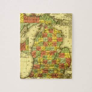 Puzzle Mapa vivo 1853 de la lealtad verdadera MI de la