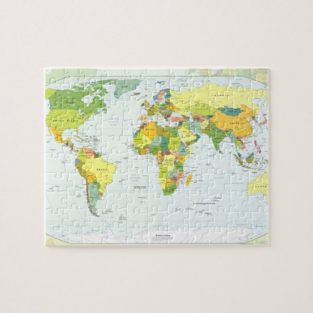 Puzzle mapamundi+mapa+globo+país+atlas (Horizontal)