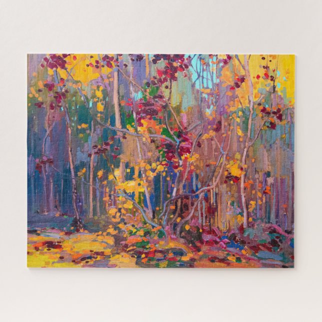 Puzzle Maple Saplings Octubre | Tom Thomson | (Horizontal)