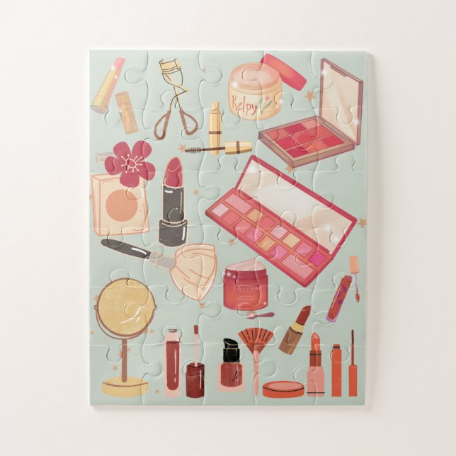Puzzle maquillaje, puzzle, (Vertical)