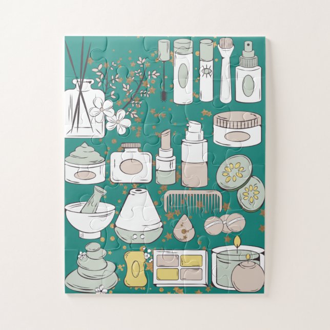 Puzzle maquillaje, puzzle, (Vertical)