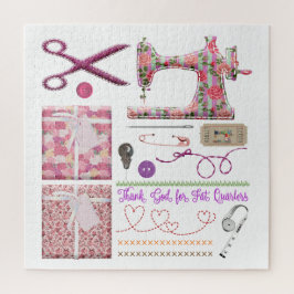 Puzzle Máquina de coser con tema
