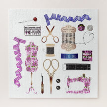 Máquina de coser con tema