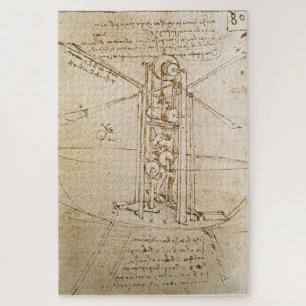 Puzzle Máquina voladora (c.1487) de Leonardo da Vinci
