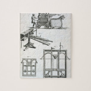 Puzzle Maquinaria balística romana, del 'Encyclopedie