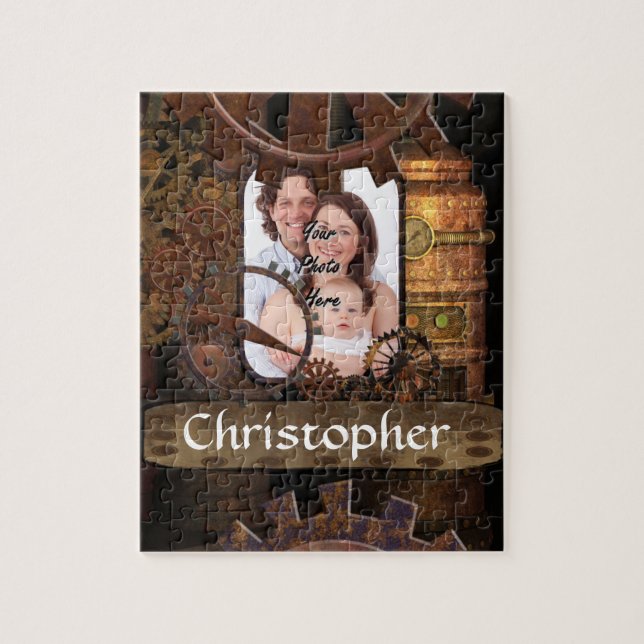 Puzzle Maquinaria personalizada del steampunk (Vertical)