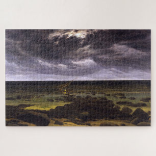 Puzzle Mar con naufragio de Moonlight - Friedrich