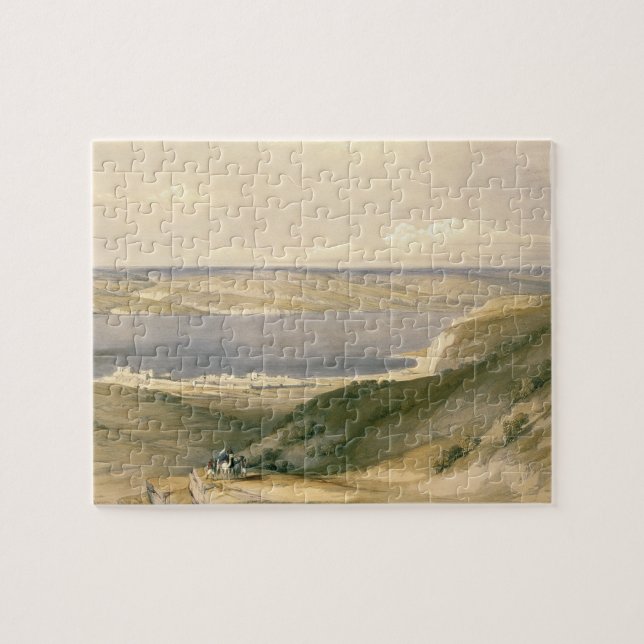 Puzzle Mar de Galilea o de Genezareth, mirando hacia (Horizontal)