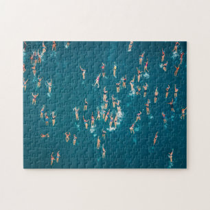 Puzzle mar de natación