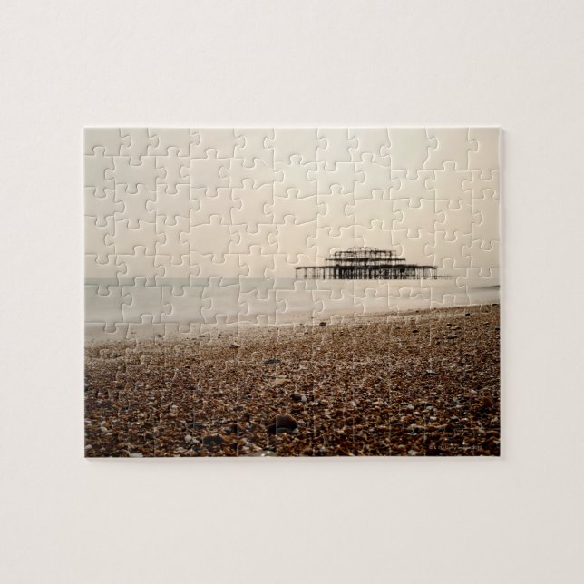 Puzzle Mar en la playa de Brighton (Horizontal)