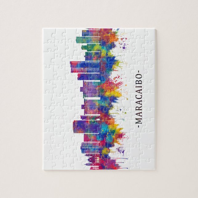 Puzzle Maracaibo Venezuela Skyline (Vertical)