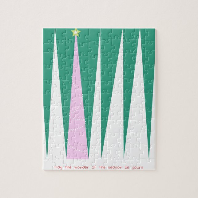 Puzzle Maravilla del árbol de Navidad de temporada (Vertical)