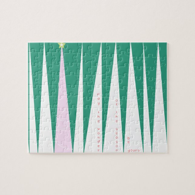 Puzzle Maravilla del árbol de Navidad de temporada (Horizontal)