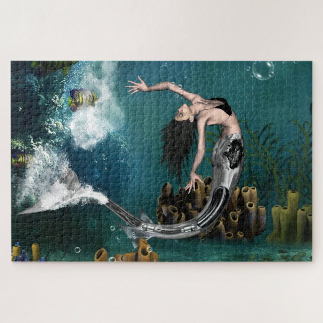 Puzzle Maravillosa sirena de vapor (Horizontal)