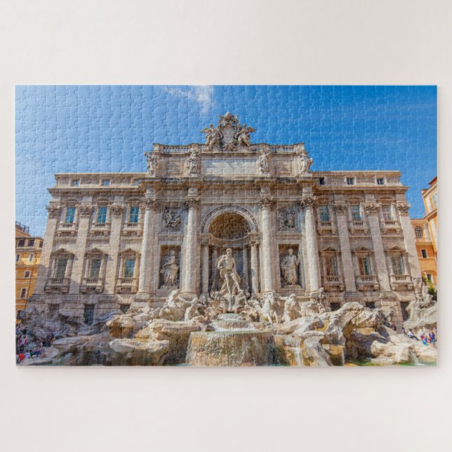 Puzzle Maravillosas vistas a la Fontana de Trevi, Roma, I (Horizontal)