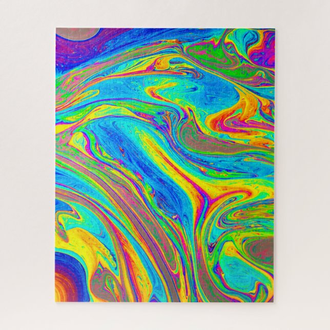 Puzzle Marble Arcoiris reluciente y hermoso (Vertical)