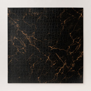 Puzzle Marble negro de lujo: Textura elegante