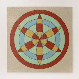 Puzzle Marca de bruja Suffolk Hexafoil (Rueda de marea)