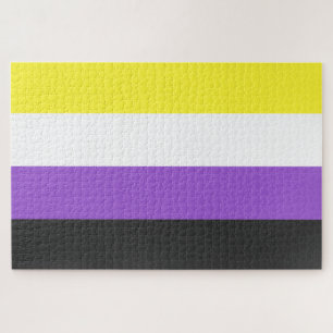 Puzzle Marca Enby (Orgullo no binario)