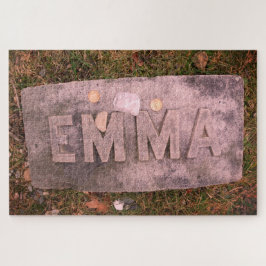 Puzzle Marcador de tumbas Emma Borden, río otoño, MAMÁES
