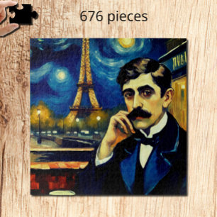 Puzzle Marcel Proust en París -fantasía