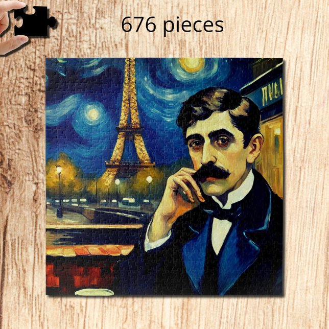 Puzzle Marcel Proust en París -fantasía (Subido por el creador)