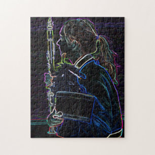 Puzzle Marchando Clarinetista