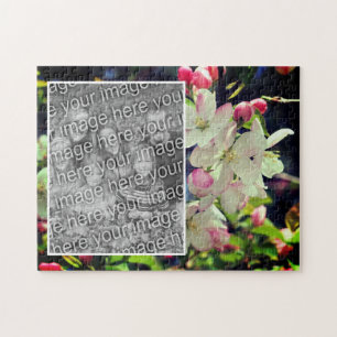 Puzzle Marco de flores de primavera anticipada Añadir la