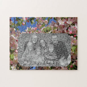 Puzzle Marco De Flores Rosa Crea Tu Propia Foto