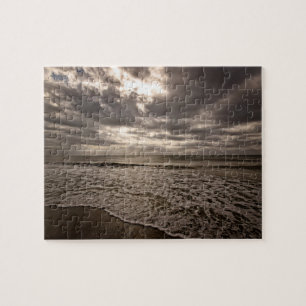 Puzzle Mareas rodando en la playa - 8x10 - 110 pc