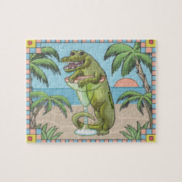 Puzzle Margarita Cocodrilo