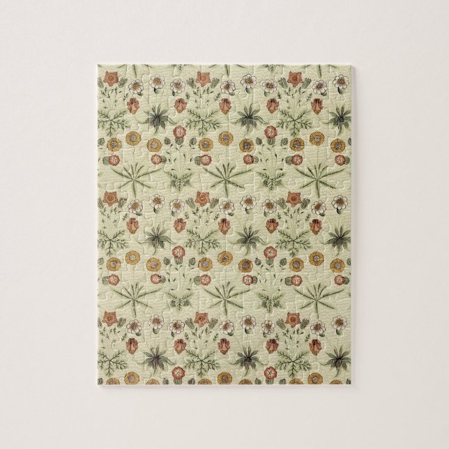 Puzzle Margarita de William Morris, Flores Victorianas An (Vertical)